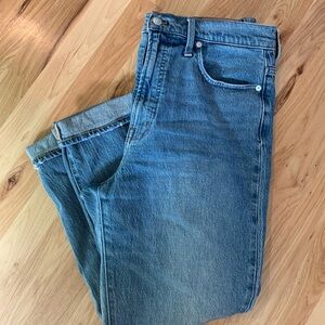 Perfectly Distressed Madewell Perfect Vintage - Straight Leg